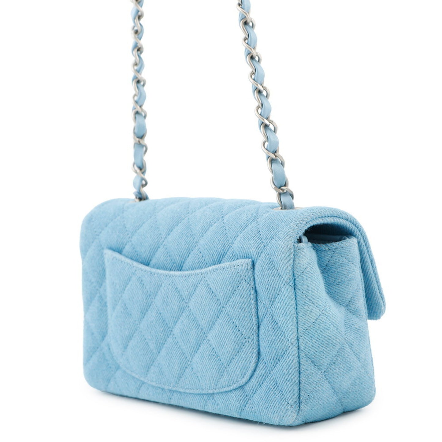 Chanel Denim Blue Shoulder Bags