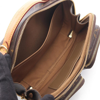 Louis Vuitton Coated Canvas Brown Handbags