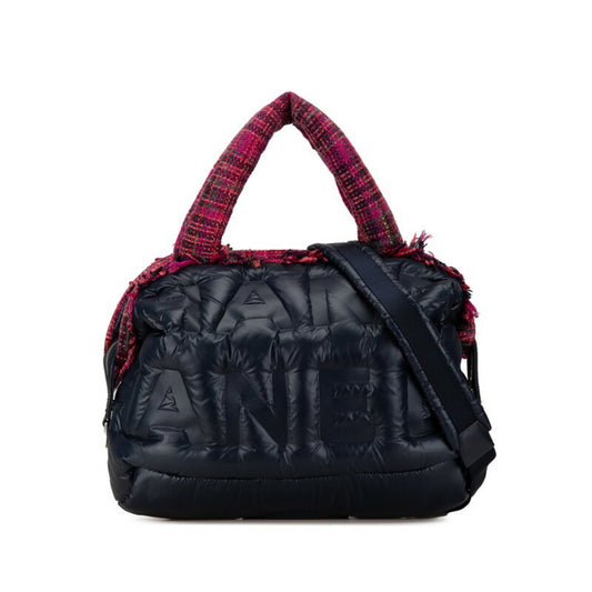 Chanel Nylon Blue Handbags