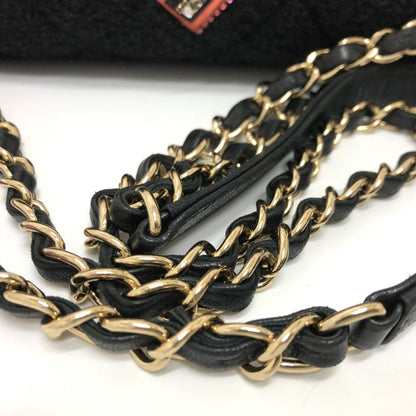 Chanel Canvas Black Shoulder Bags