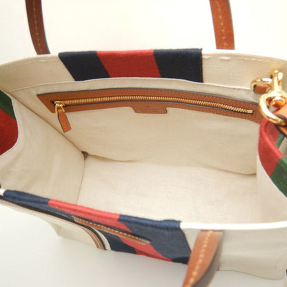 Gucci Canvas Brown Tote Bags