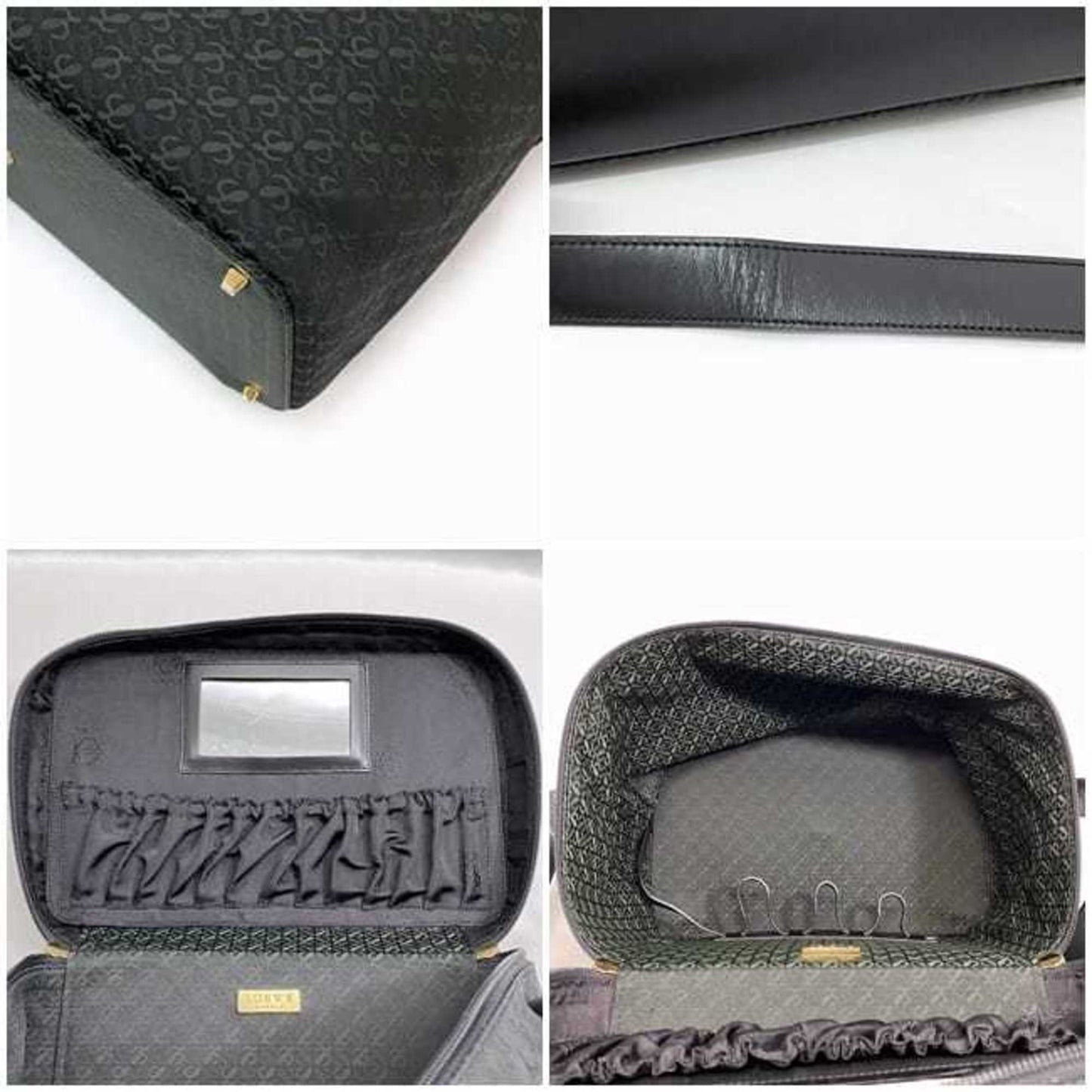 Loewe Canvas Black Shoulder Bags