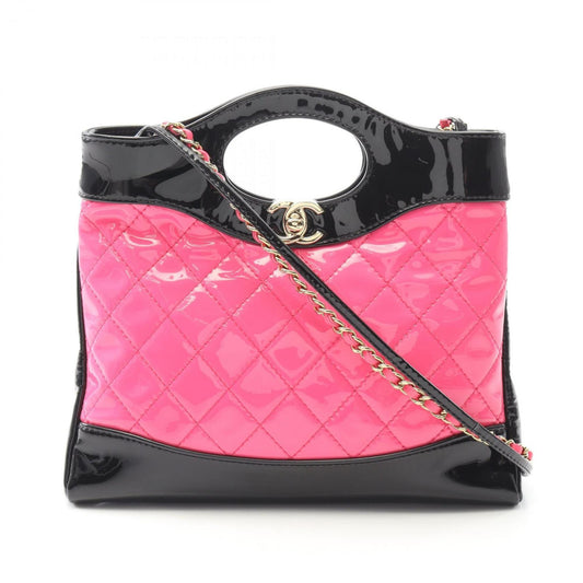 Chanel Patent Black Shoulder Bags
