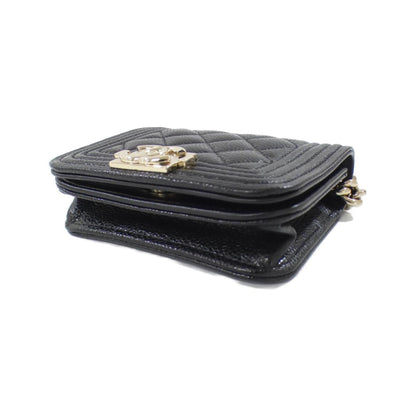 Chanel Calfskin Black Crossbody Bags