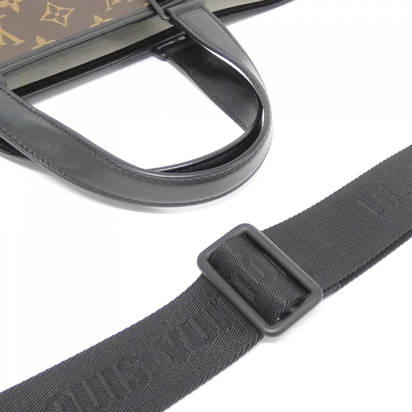 Louis Vuitton Coated Canvas Black Handbags
