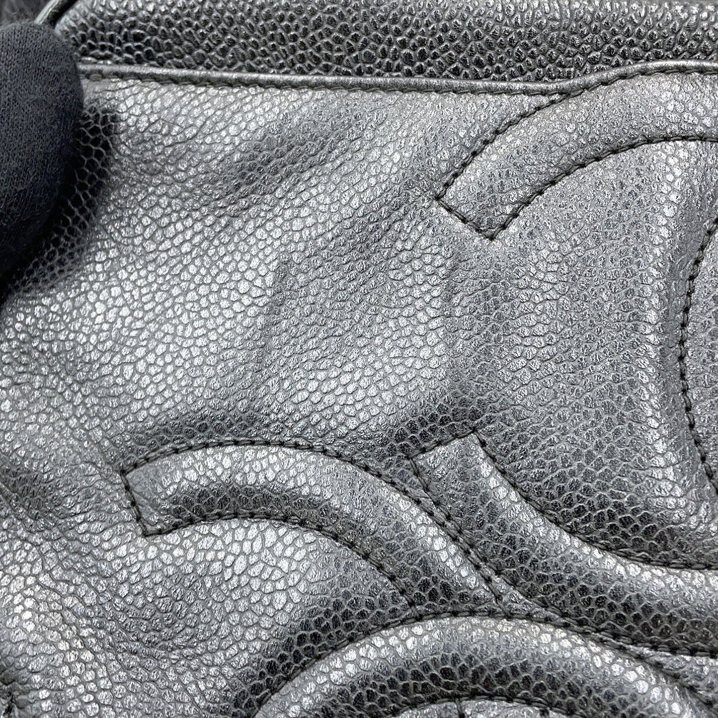 Chanel Calfskin Black Shoulder Bags