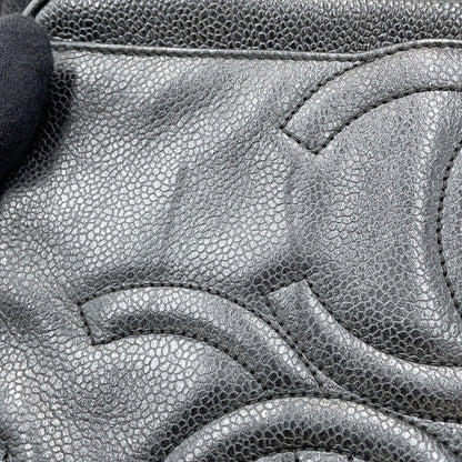 Chanel Calfskin Black Shoulder Bags