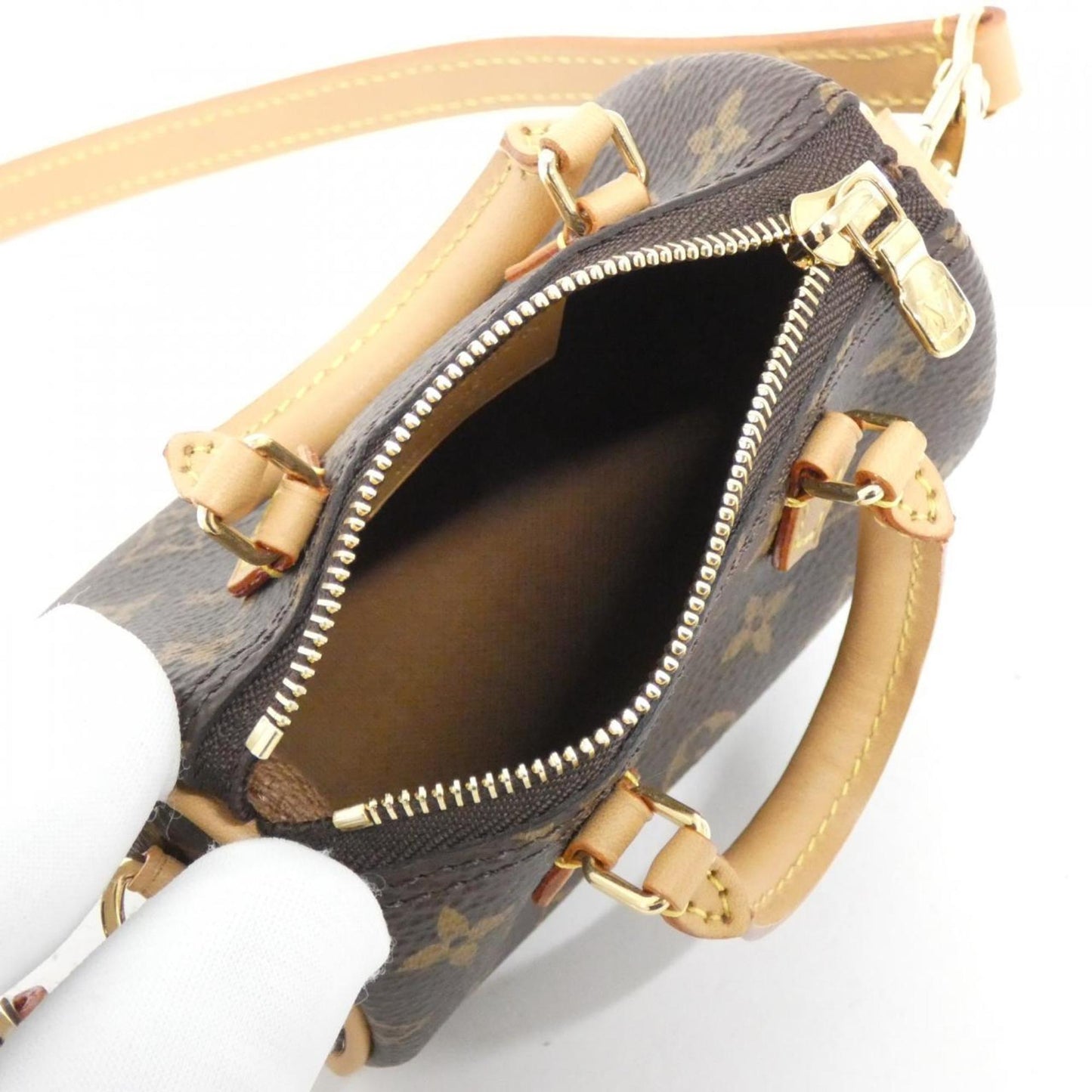 Louis Vuitton Coated Canvas Brown Handbags