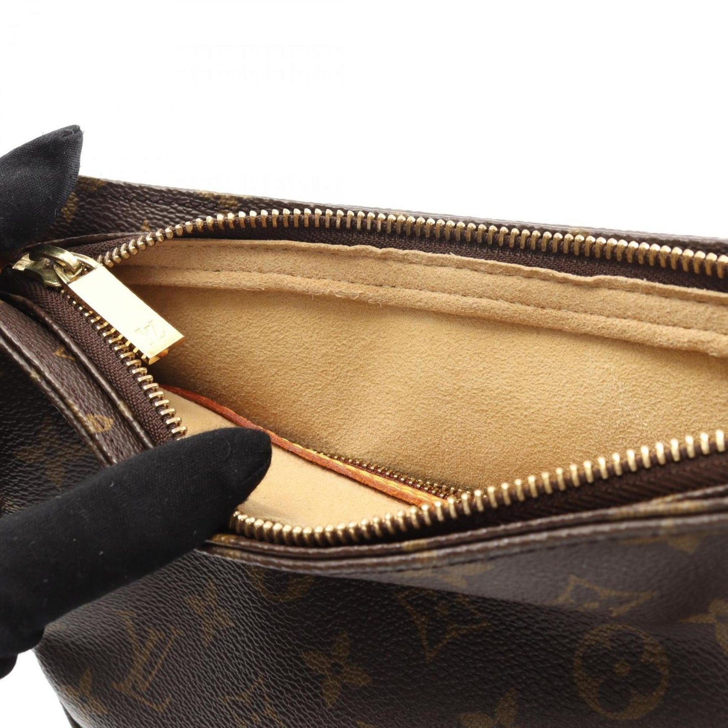Louis Vuitton Coated Canvas Brown Shoulder Bags