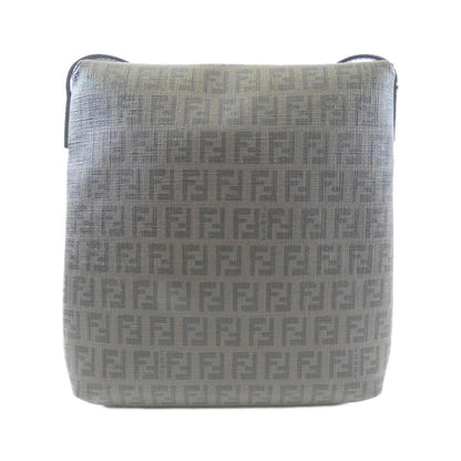 Fendi Coated Canvas Brown Shoulder Bags