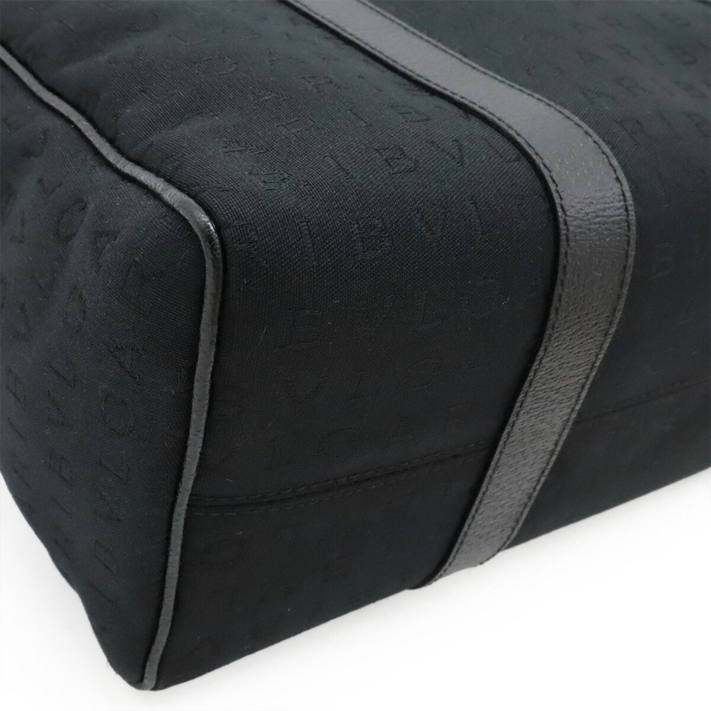 Bvlgari Canvas Black Handbags