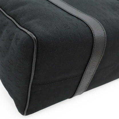 Bvlgari Canvas Black Handbags