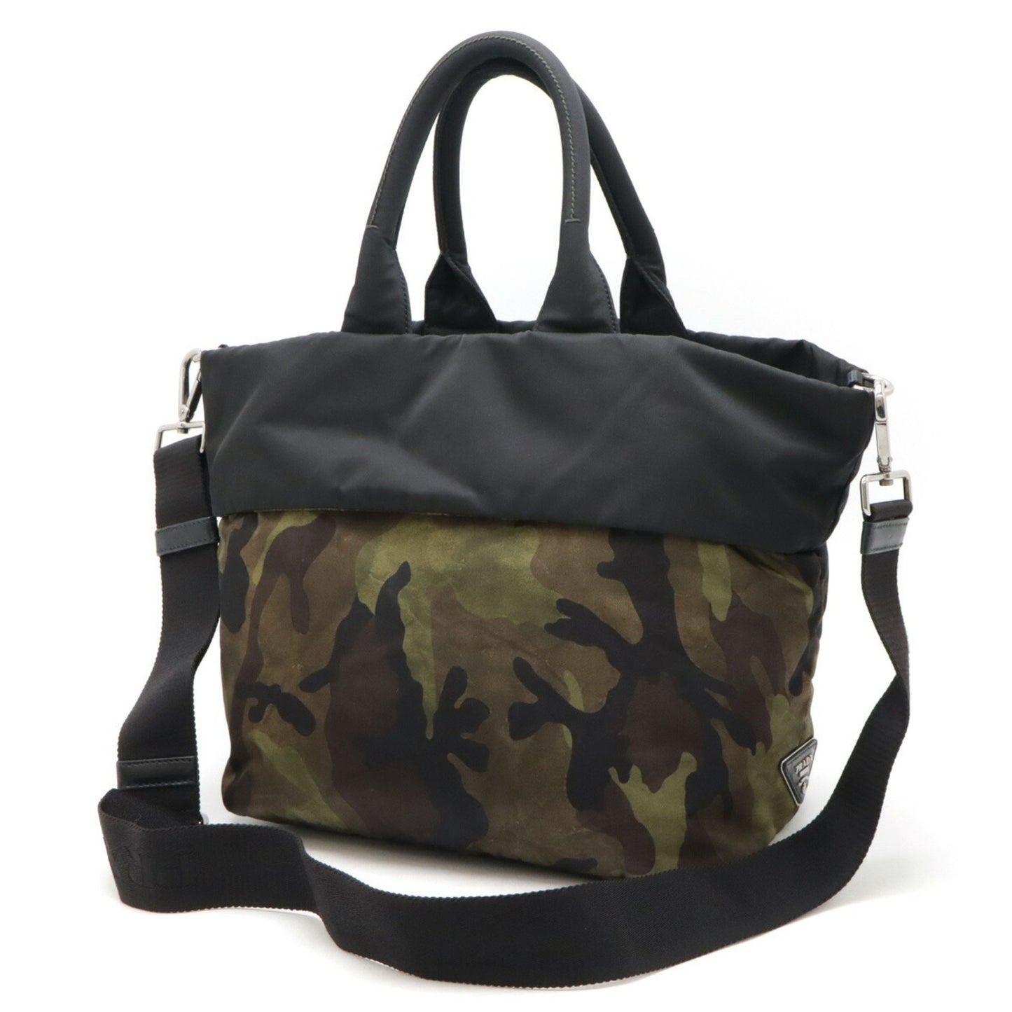 Prada Nylon Black Shoulder Bags