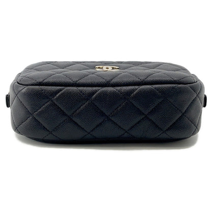 Chanel Calfskin Black Shoulder Bags