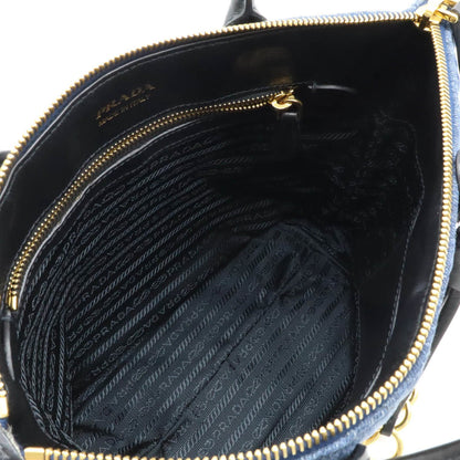 Prada Denim Black Handbags