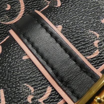 Louis Vuitton Coated Canvas Black Handbags