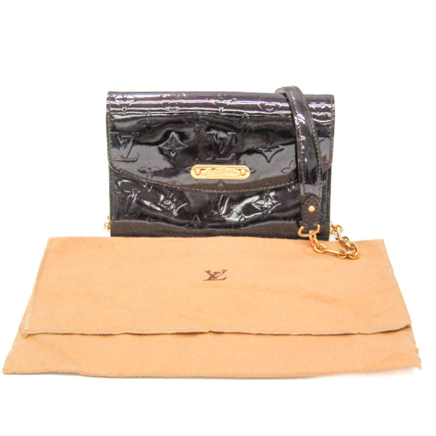 Louis Vuitton Vernis Red Shoulder Bags