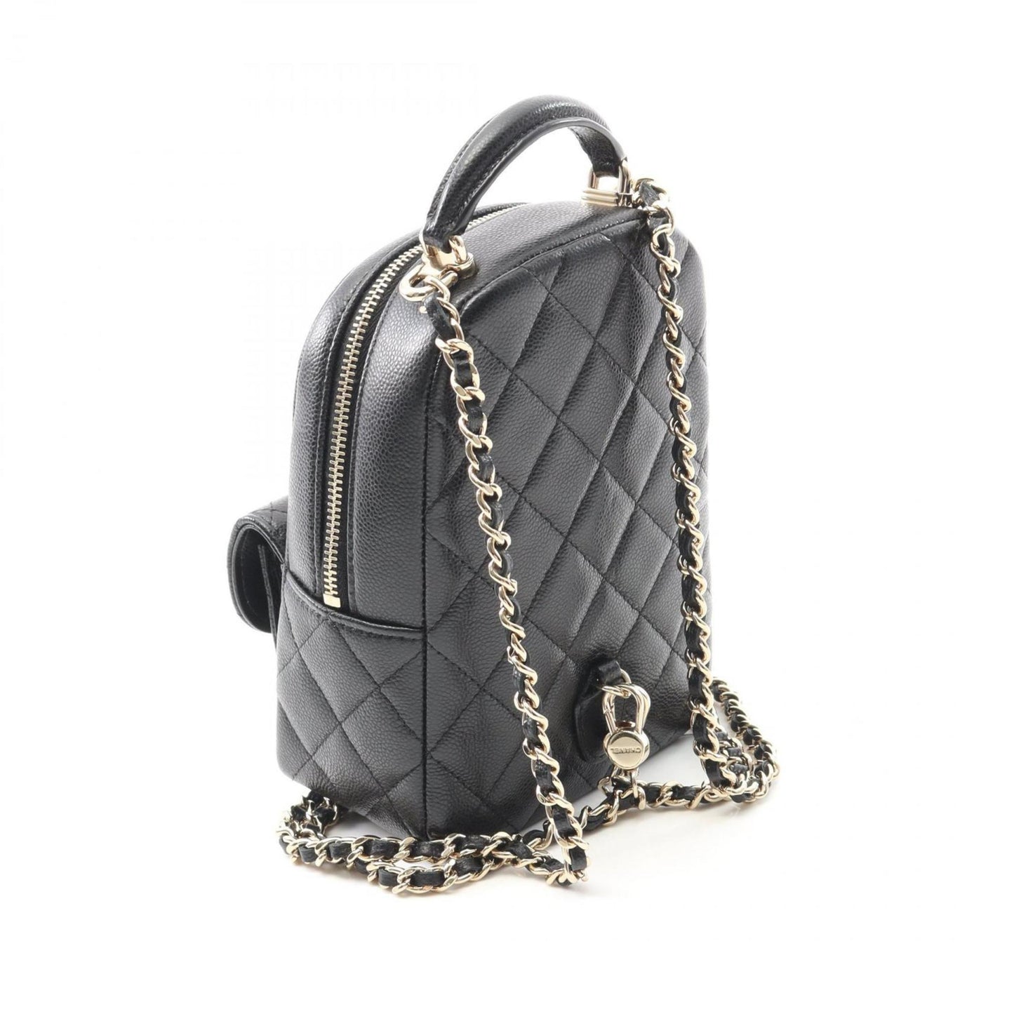 Chanel Calfskin Black Backpacks
