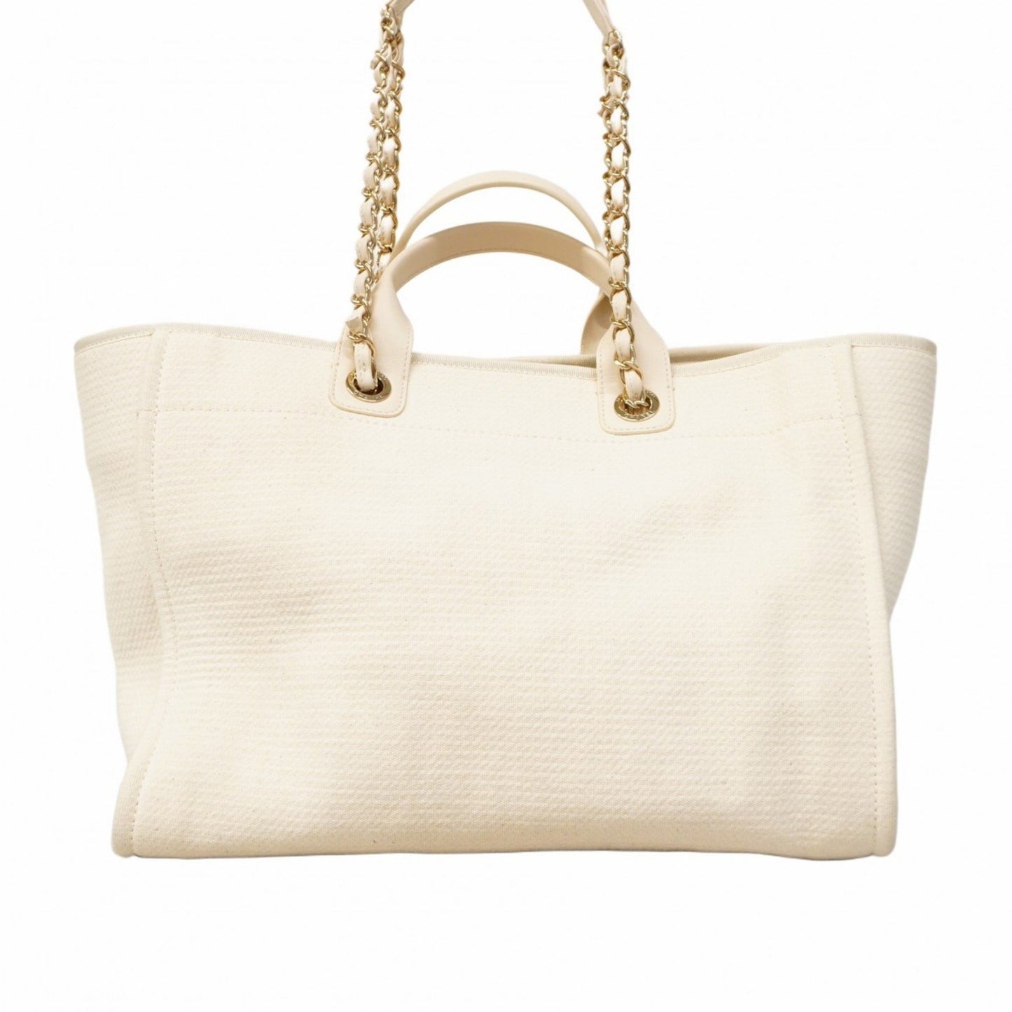 Chanel Canvas White Tote Bags