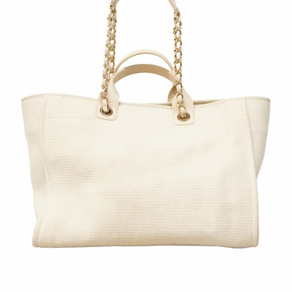 Chanel Canvas White Tote Bags