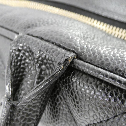 Chanel Calfskin Black Travel Bags