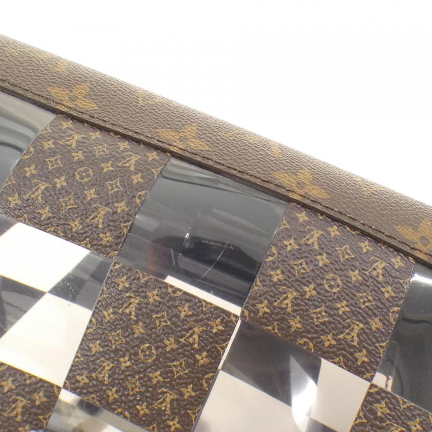Louis Vuitton Coated Canvas Brown Small Bags