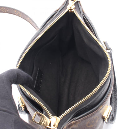 Louis Vuitton Coated Canvas Black Handbags