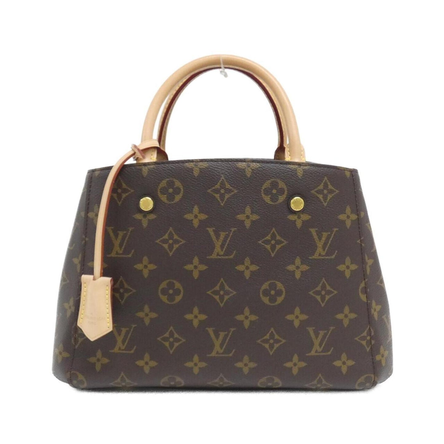 Louis Vuitton Coated Canvas Brown Handbags