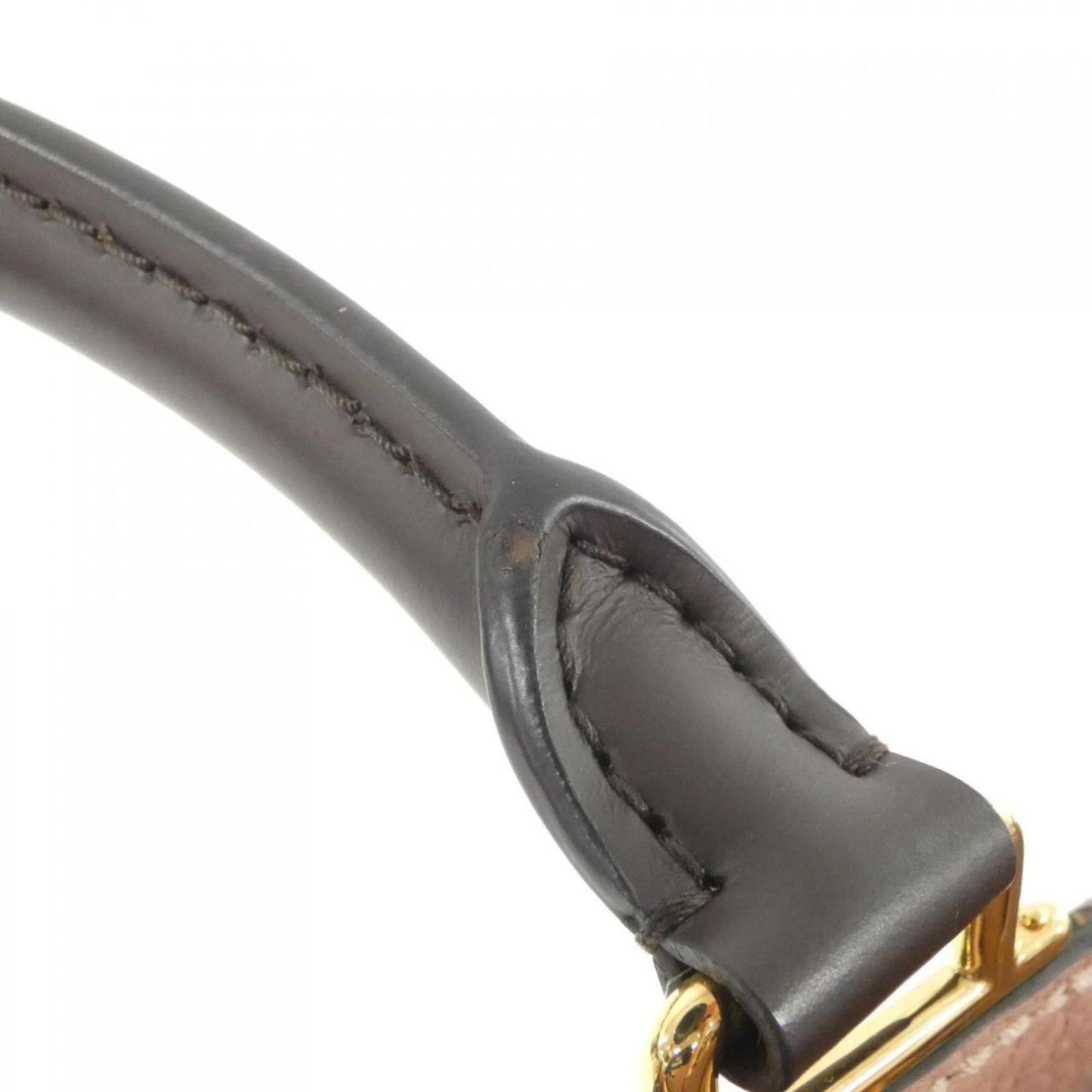 Louis Vuitton Coated Canvas Brown Handbags