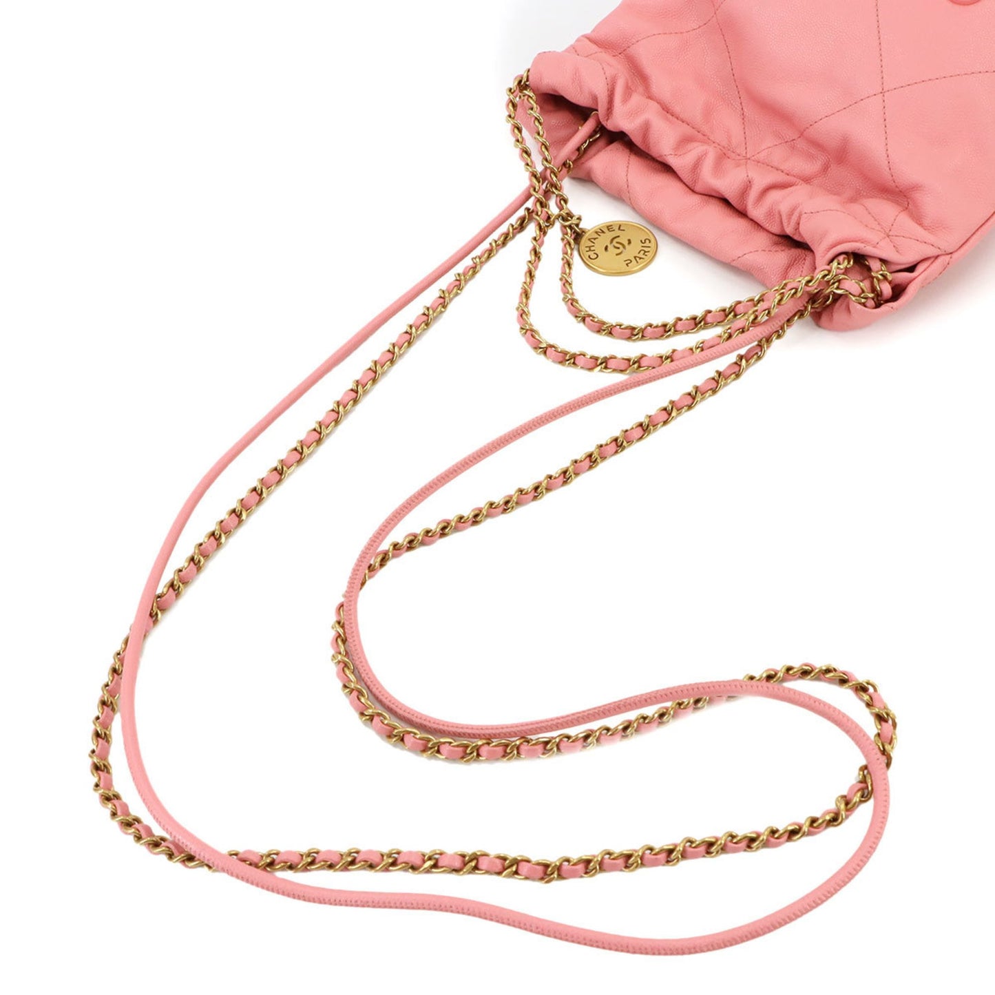 Chanel Calfskin Pink Shoulder Bags