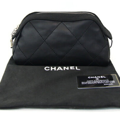 Chanel Coated Canvas Black Small Bags