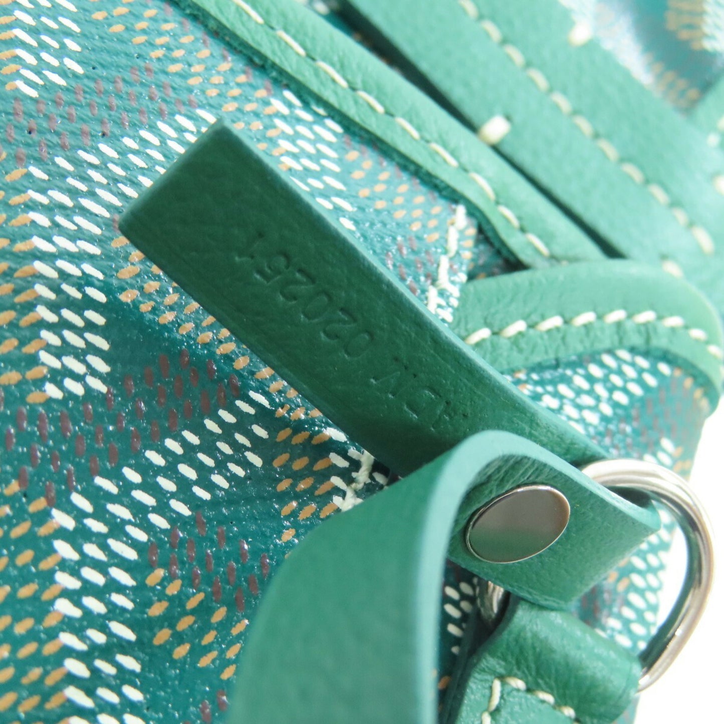 Goyard Coated Canvas Green Tote Bags