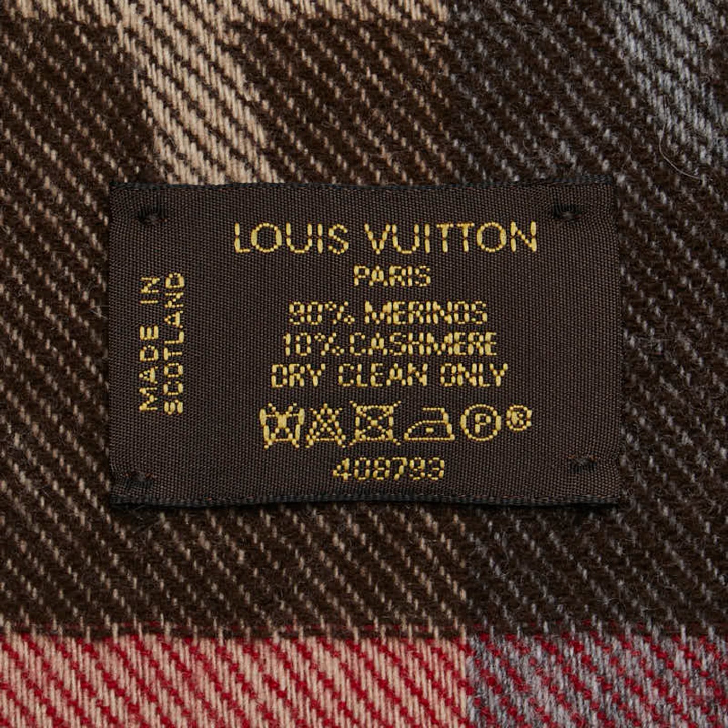 Louis Vuitton Wool Brown Scarves