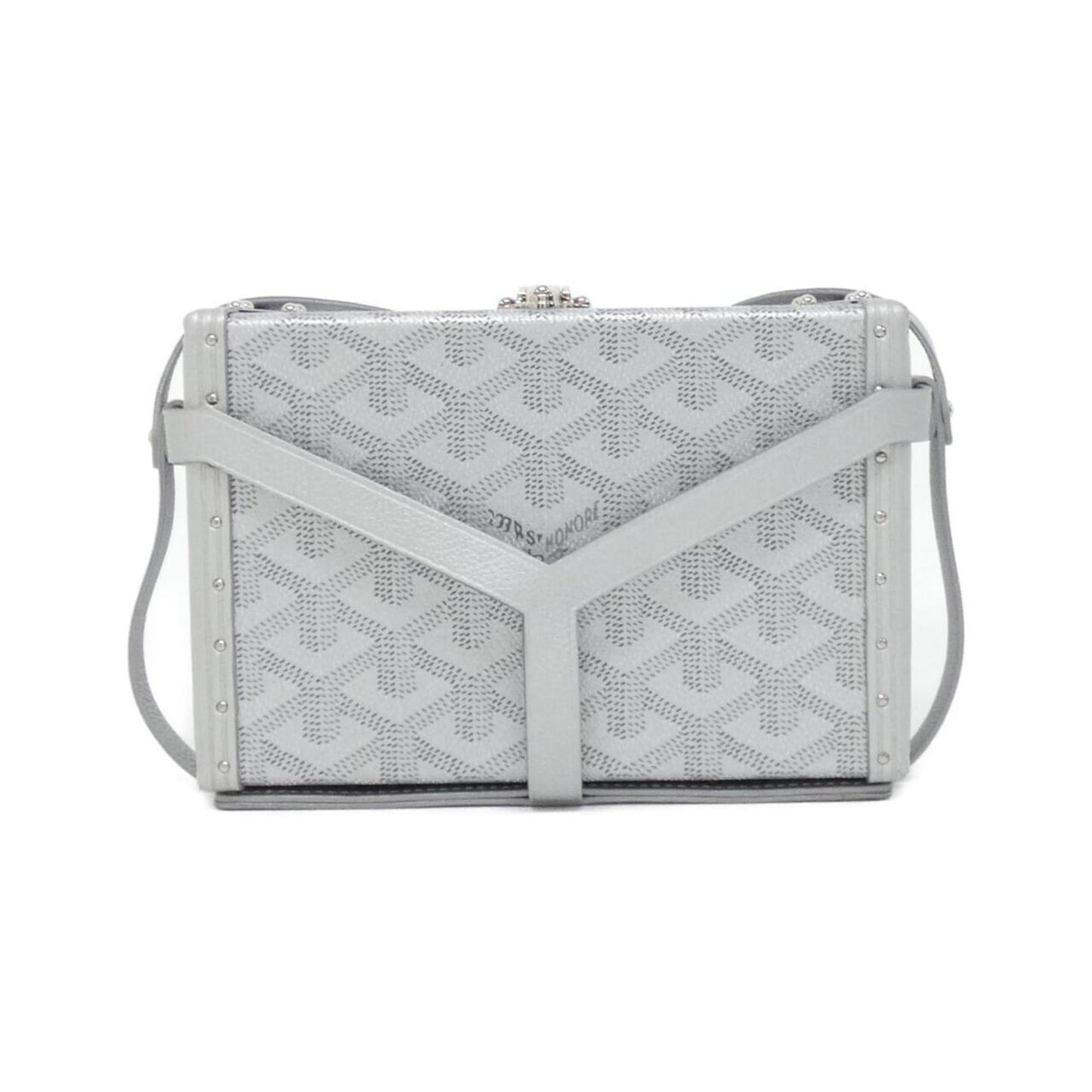 Goyard Coated Canvas Silver Shoulder Bags