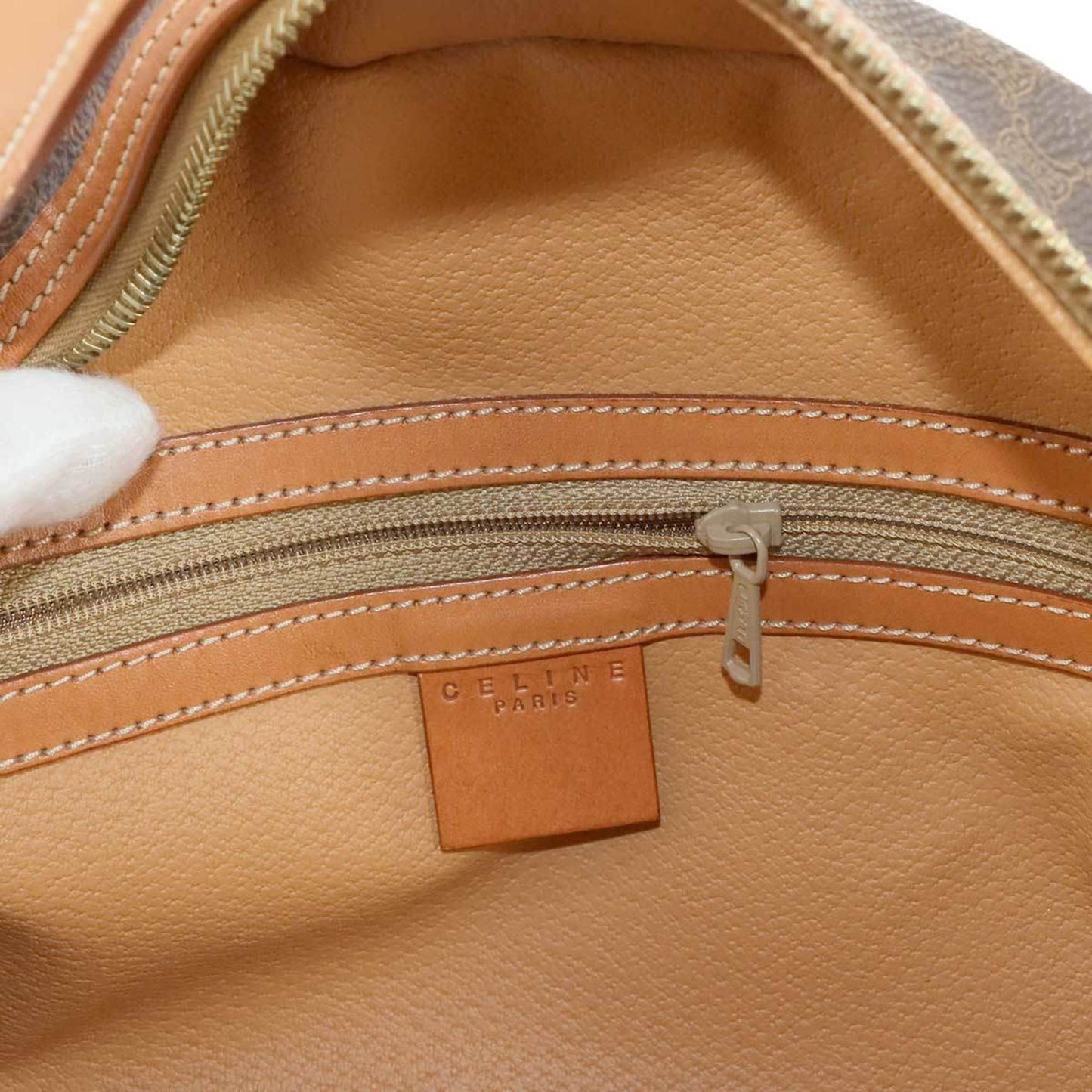 Celine Pvc Brown Handbags