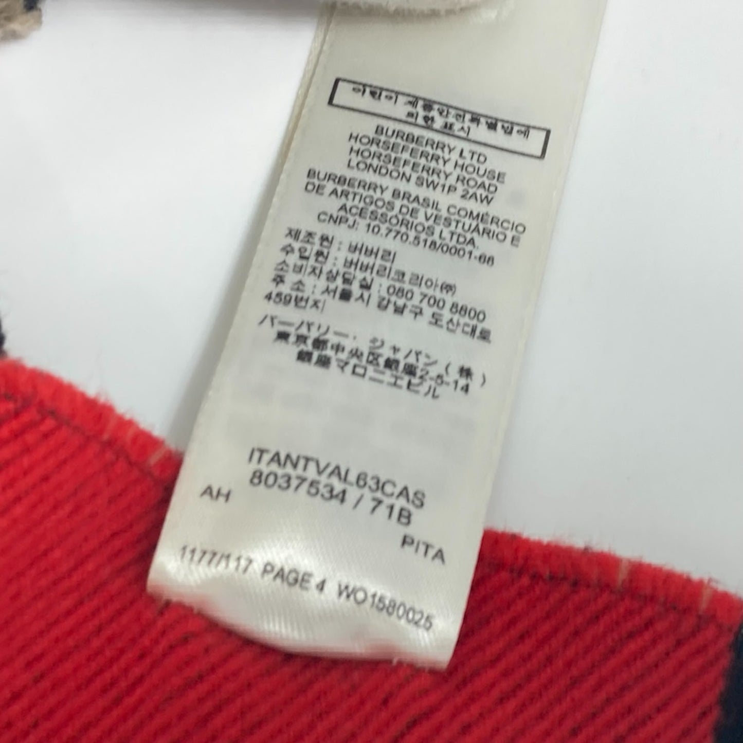 Burberry Wool Brown Scarves
