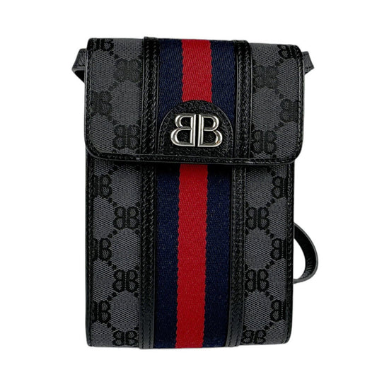 Balenciaga Canvas Black Shoulder Bags