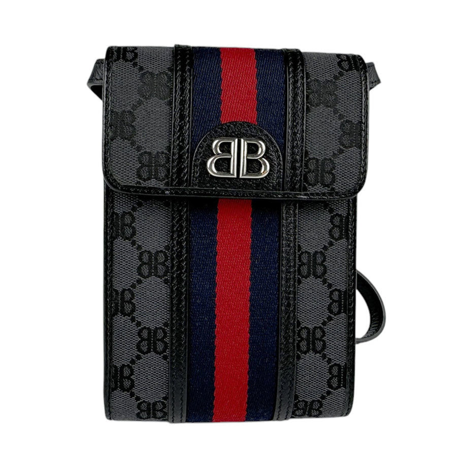 Balenciaga Canvas Black Shoulder Bags