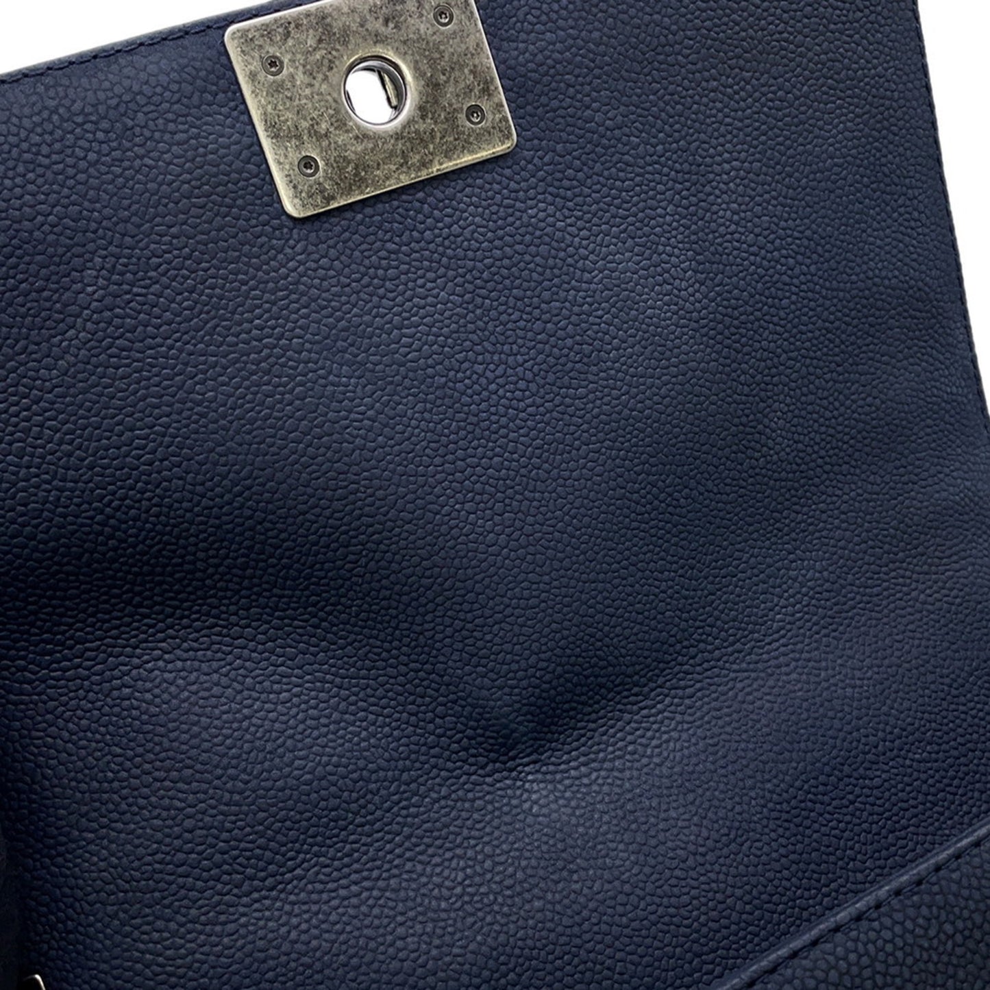 Chanel Calfskin Blue Shoulder Bags