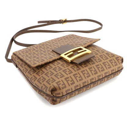 Fendi Pvc Brown Shoulder Bags