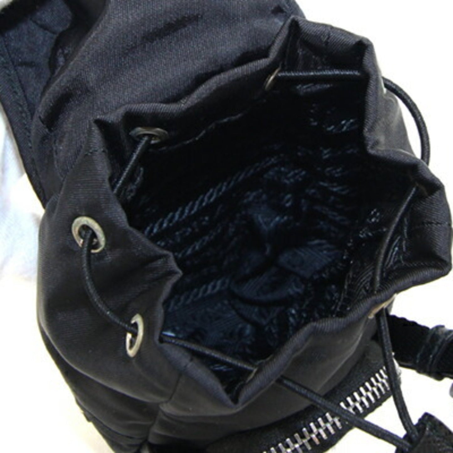 Prada Nylon Black Key Rings