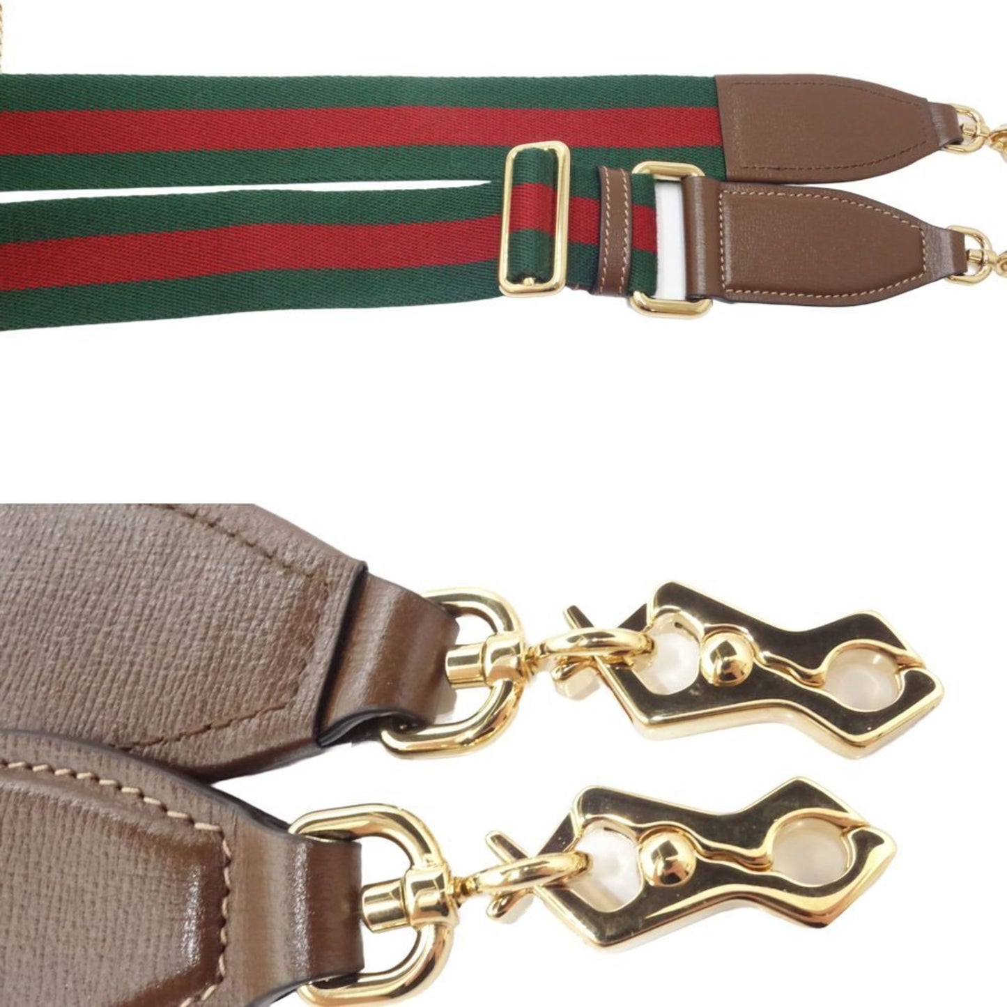 Gucci Canvas Brown Shoulder Bags