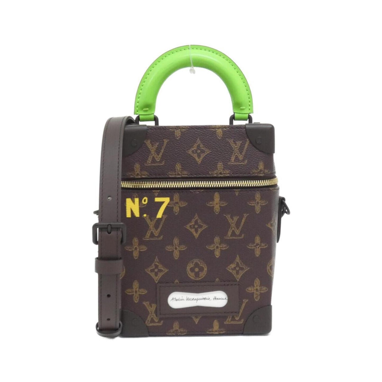 Louis Vuitton Coated Canvas Brown Handbags