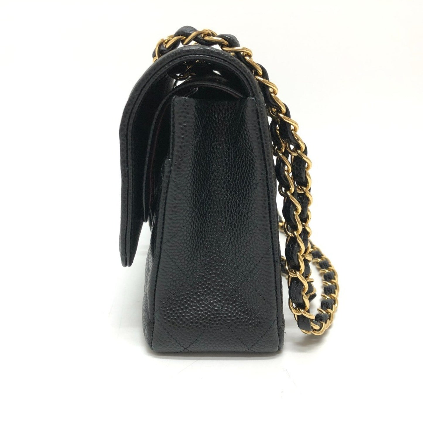 Chanel Calfskin Black Shoulder Bags