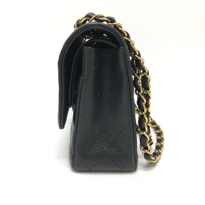 Chanel Calfskin Black Shoulder Bags