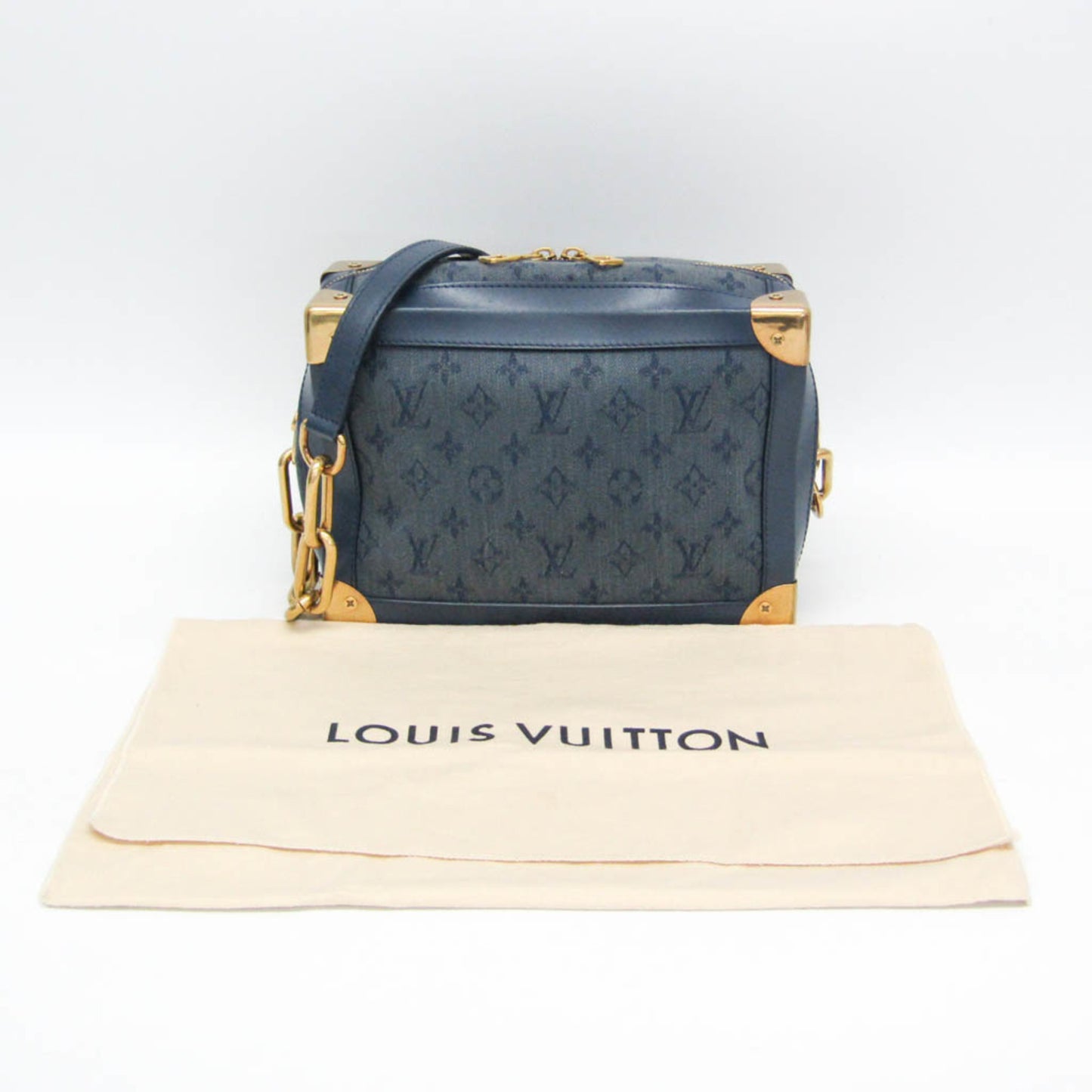 Louis Vuitton Monogram Canvas Blue Shoulder Bags