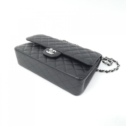 Chanel Calfskin Black Shoulder Bags