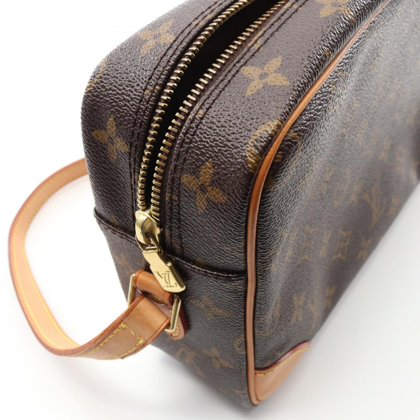 Louis Vuitton Coated Canvas Brown Shoulder Bags