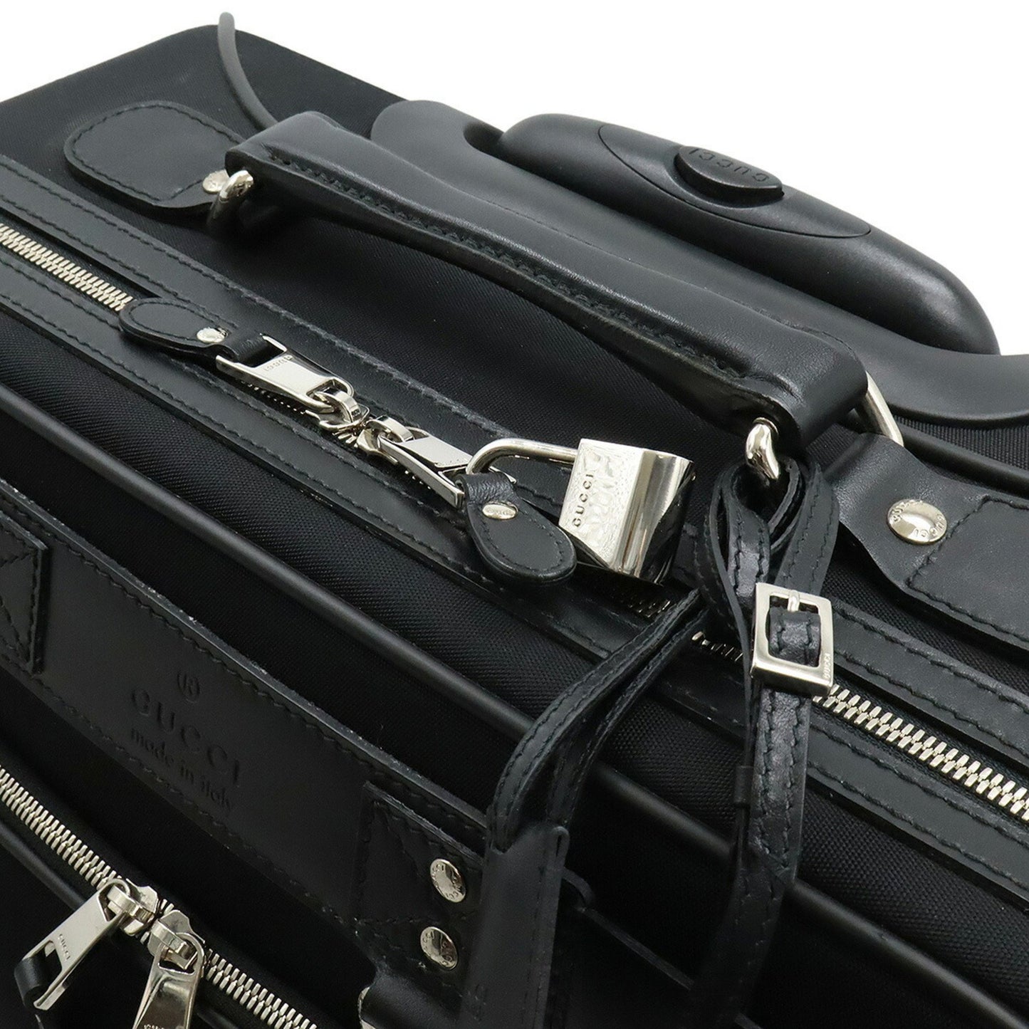 Gucci Canvas Black Travel Bags