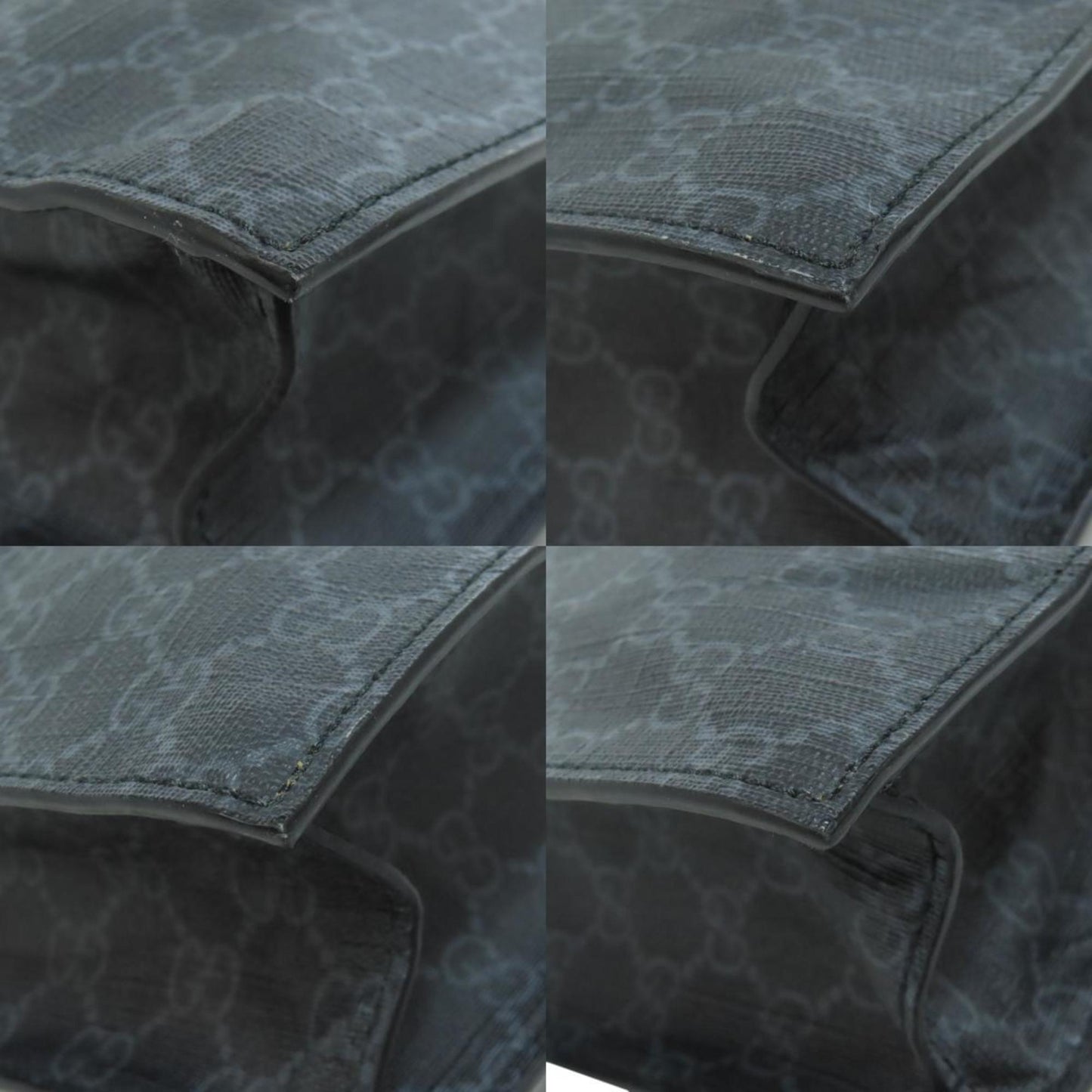 Gucci Pvc Gray Handbags